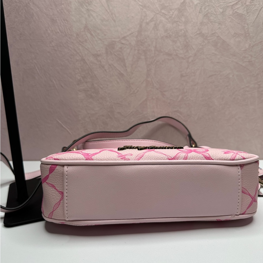 JUST IN!!  Juicy Couture Chiffon Pink Lovely Bows Shoulder and Wallet Set HTF - Picture 15 of 16